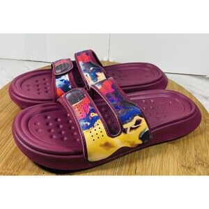 Under Armour Women's Graphic Purple Slides - Size 7